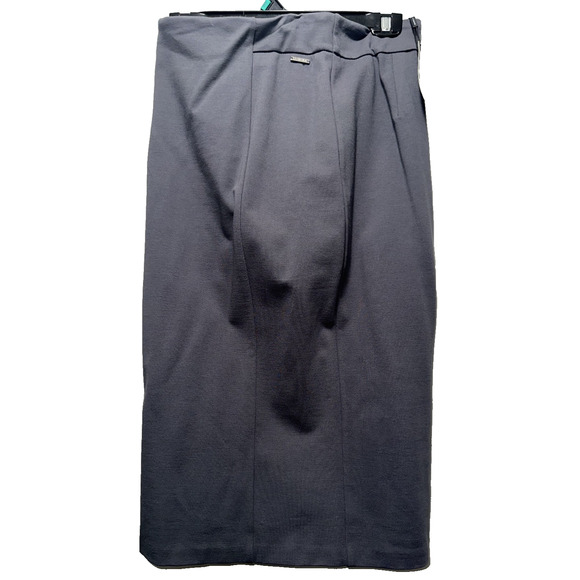 T Tahari Women’s Gray Tummy Control Pencil Skirt Size S Rayon Blend Pull On - Picture 9 of 9